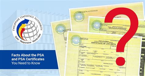 meaning of psa in philippines|Facts about the PSA and PSA birth certificates.